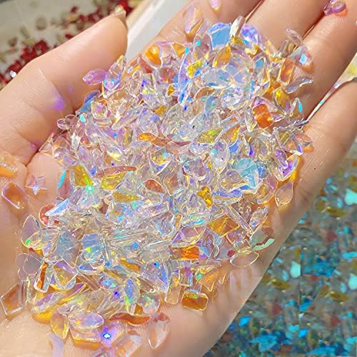 Amazon | 170個 ネイル ラインストーン キラキラ ネイル オーロラAB色  
