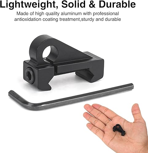 Miniatura 5 de Picatinny Sling MountRail Mount Loop, accesorio táctico de aluminio de perfil bajo de la honda del carril Picatinny