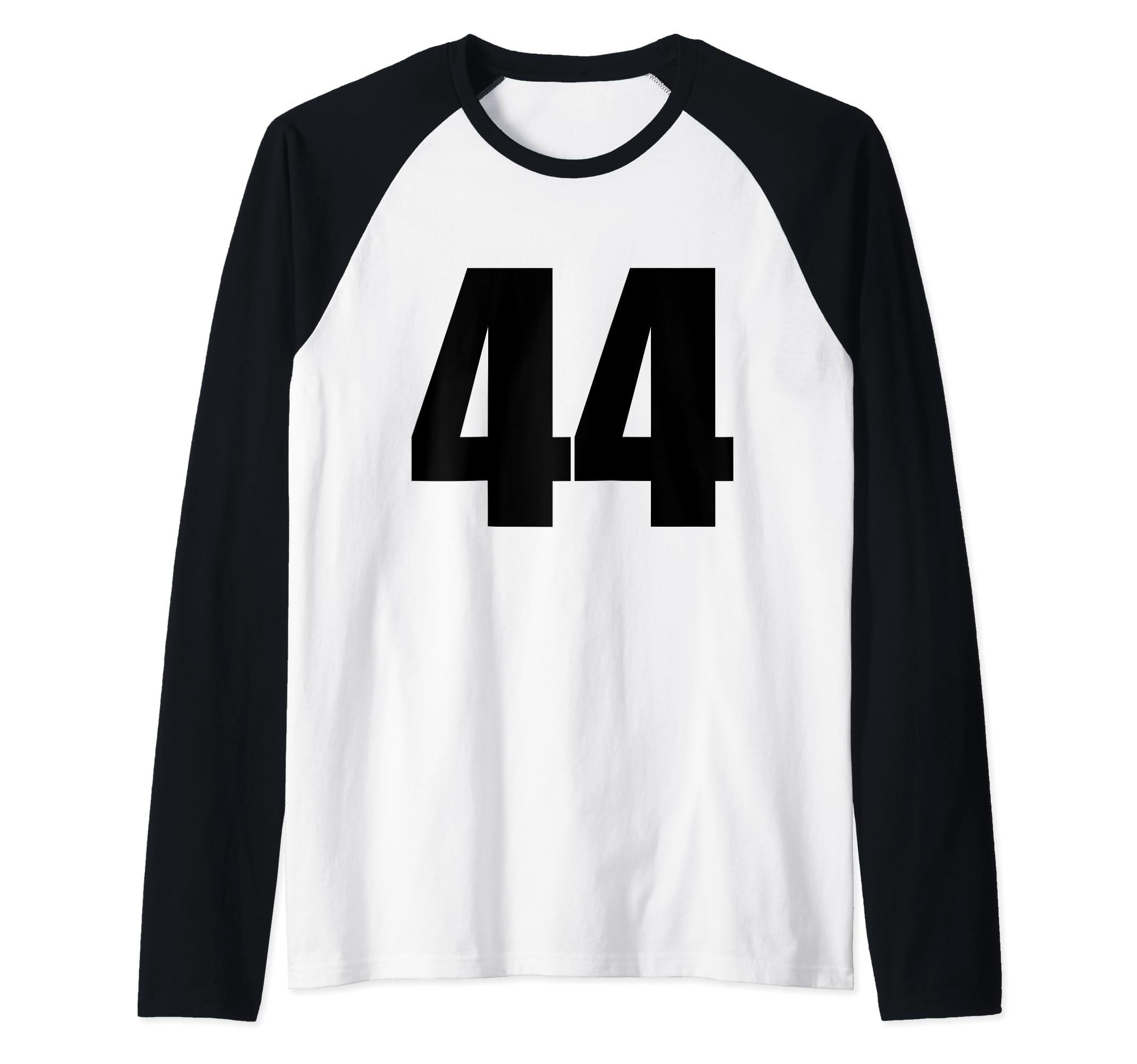 Dandy Mandy Cosplay T-Shirts44 Cage Cosplay - 44 Is on Front Only Raglan Baseball Tee