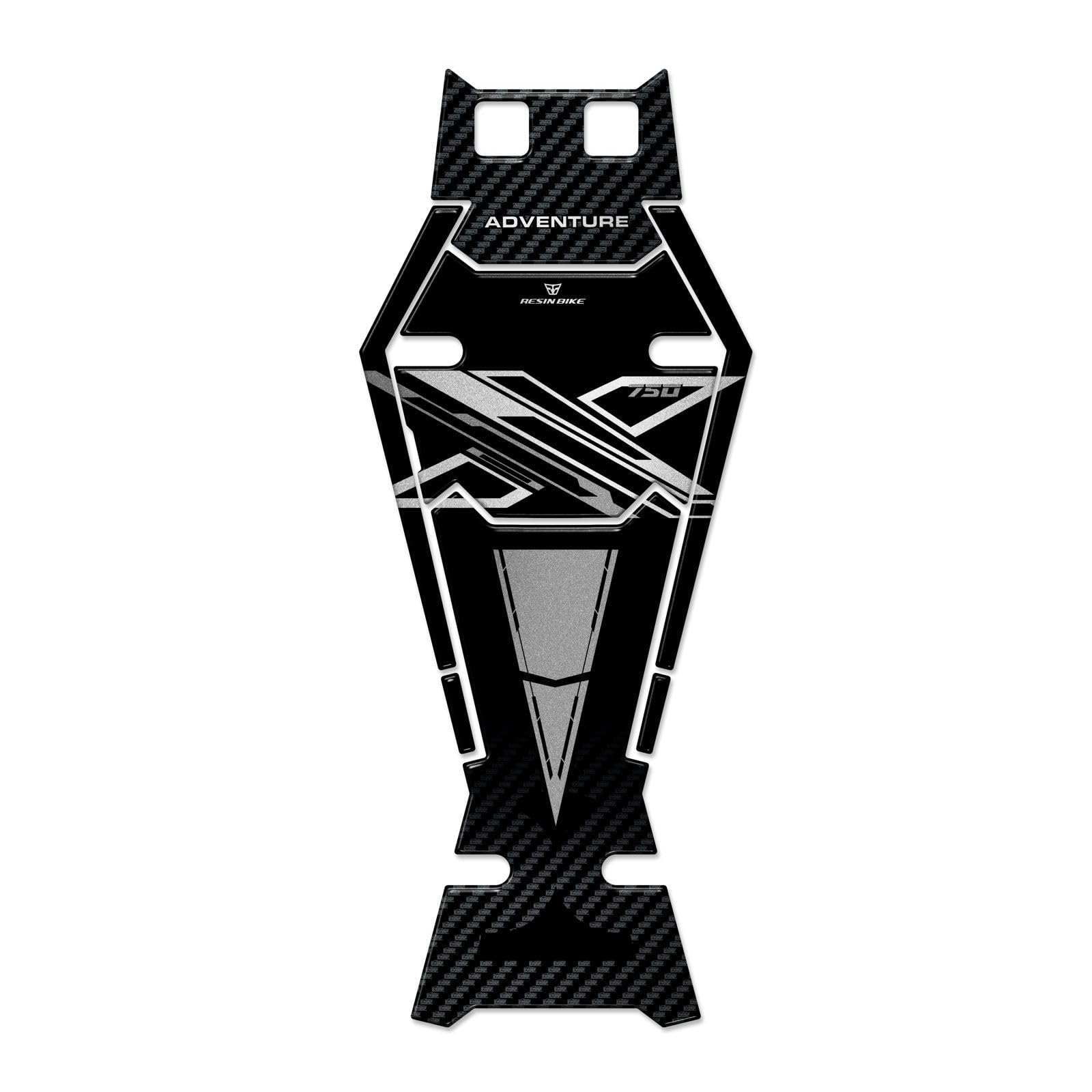 Resin Bike Adesivi Scooter Compatibile con Honda X-ADV 750 2025-2026. Protezioni Console Centrale e Zona Accensione Antigraffio e Antiurto. Adesivi Resinati 3D Made in Italy
