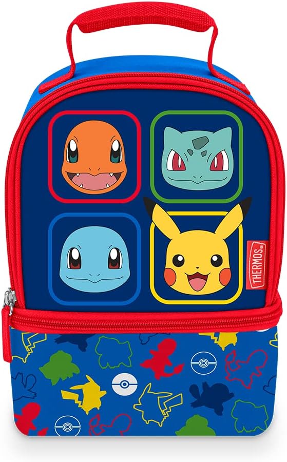 THERMOS Licensed Dual Lunch Kit, Pokemon Home & Kitchen