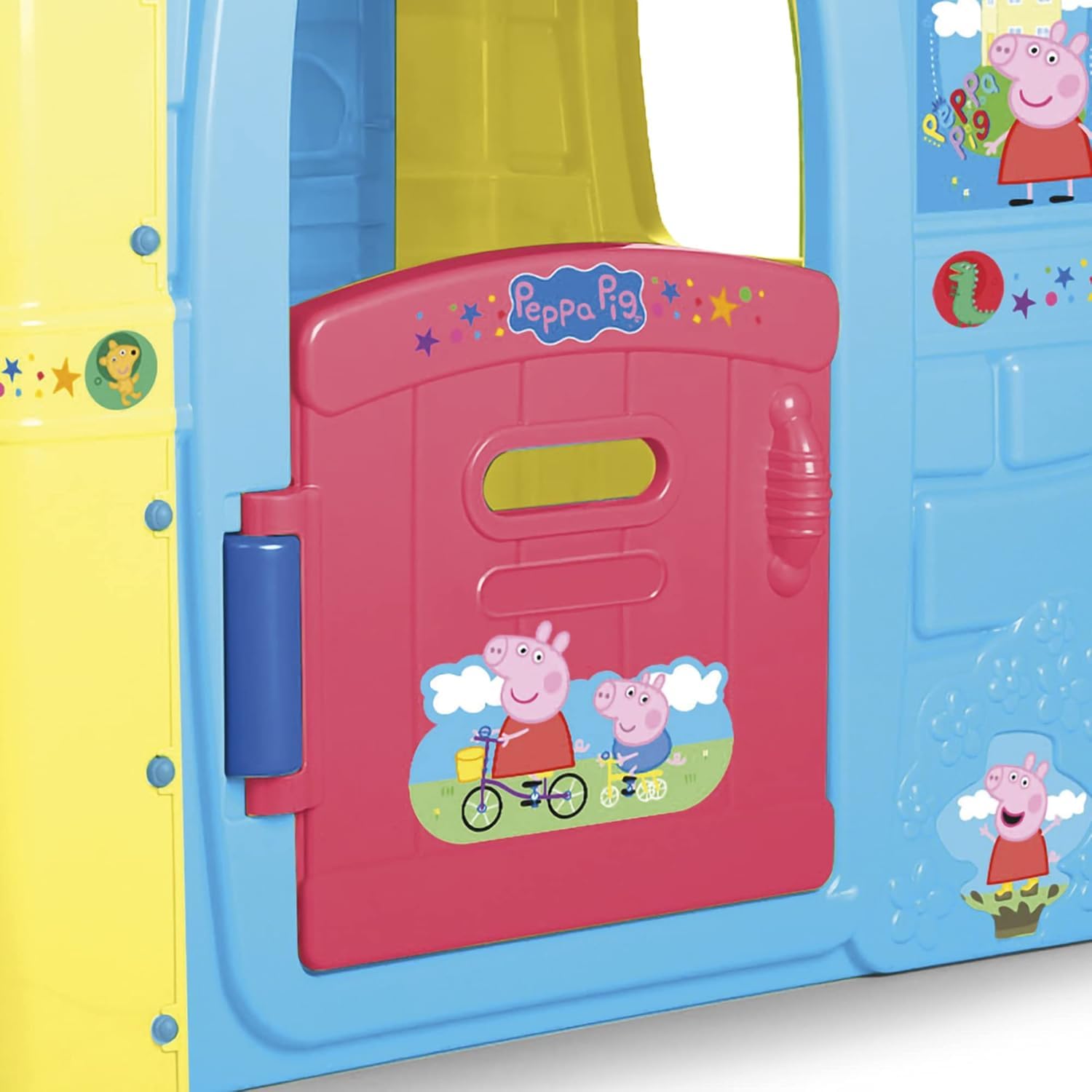 FEBER - Fantasy House de Peppa Pig, Casita Infantil de Juegos, con Puerta Abatible, para Jugar al Aire Libre o en Casa, Resistente y de Fácil Montaje, para Niños de 2 a 6 Años, Famosa (800013380)
