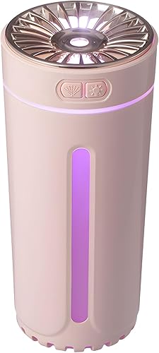 Miniatura 7 de Humidificador difusor de coche con difusor de aceite esencial, mini humidificador de aire portátil silencioso USB con luz LED, ambientador de