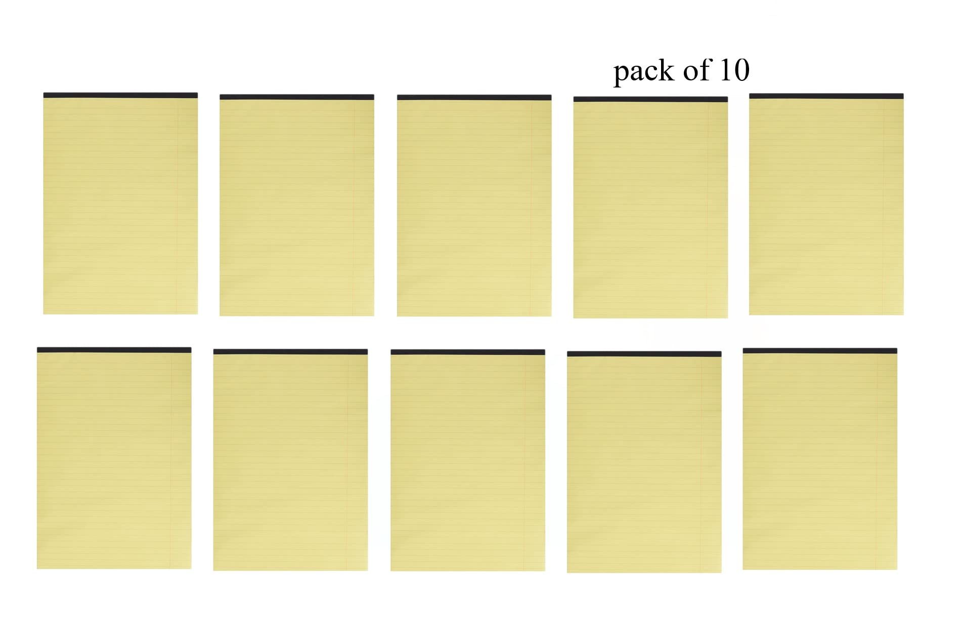 Pigna Legal Bloc notes A4 50 feuilles jaune gradué - Beaux