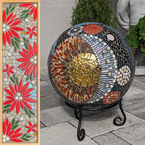 Wq Warmqing Candy Series Mini Round Mosaic Tiles For Crafts Bulk, White Cabochon Glass Mosaic Pieces For Art; 1/2 Inch Cute Round Beads For Decoration Diy Hobbies, Mosaic Kit For Adults #TOP2