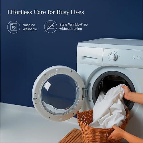 Miniatura 3 de Westbrooke Juego de sábanas de 475 hilos de satén lujoso 100% algodón  Sábanas de tamaño King de satén - juego de ropa de cama de 4 piezas de