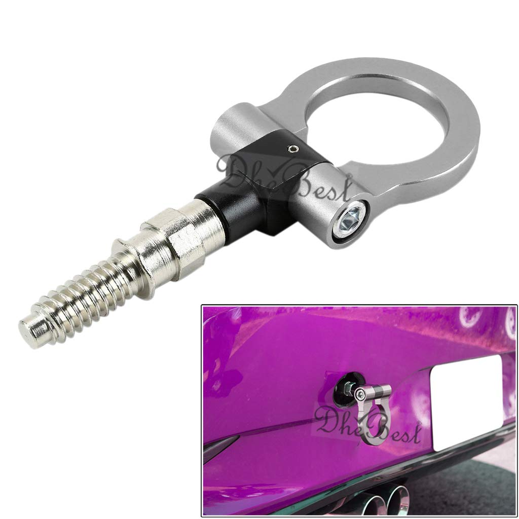 Neo Chrome Screw-On Aluminum Racing Tow Hook For BMW – Front Or Rear Bumper By Aspeed