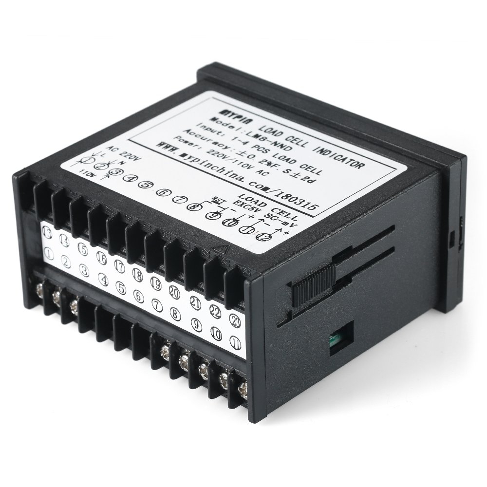 Display a LED digitale Misuratore di pesatura Indicatore celle di carico 1 ~ 4 celle di carico Segnali Input