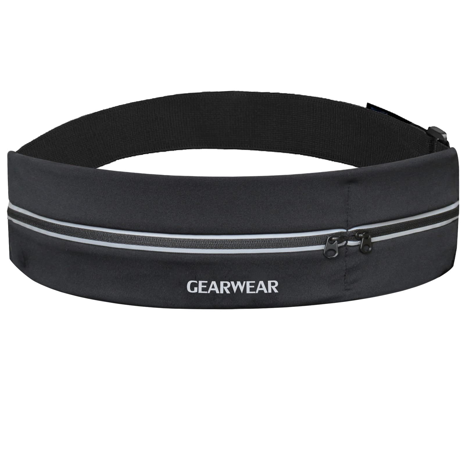 GEARWEARWaistband Running Belt for Phone Holder Runner Pocket Pouch for Wallking Fitness Jogging Workout Gym Sports Travel Exercise iPhone XR XS MAX 8 Plus Samsung S10