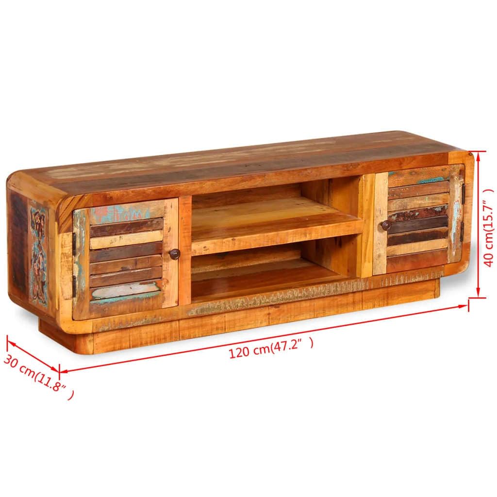 Stand TV Wood Wall Cabinet VidaXL - Dettaglio