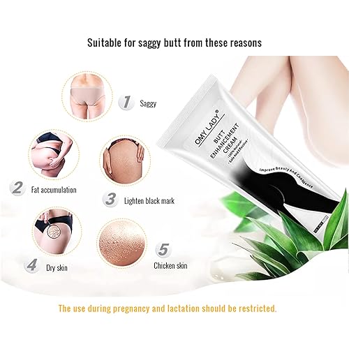 Miniatura 3 de Biocusy - Crema de mejora de glúteos 100  natural de cadera que funciona rápido para nalgas más grandes segura y eficaz crema de masaje de ajuste de