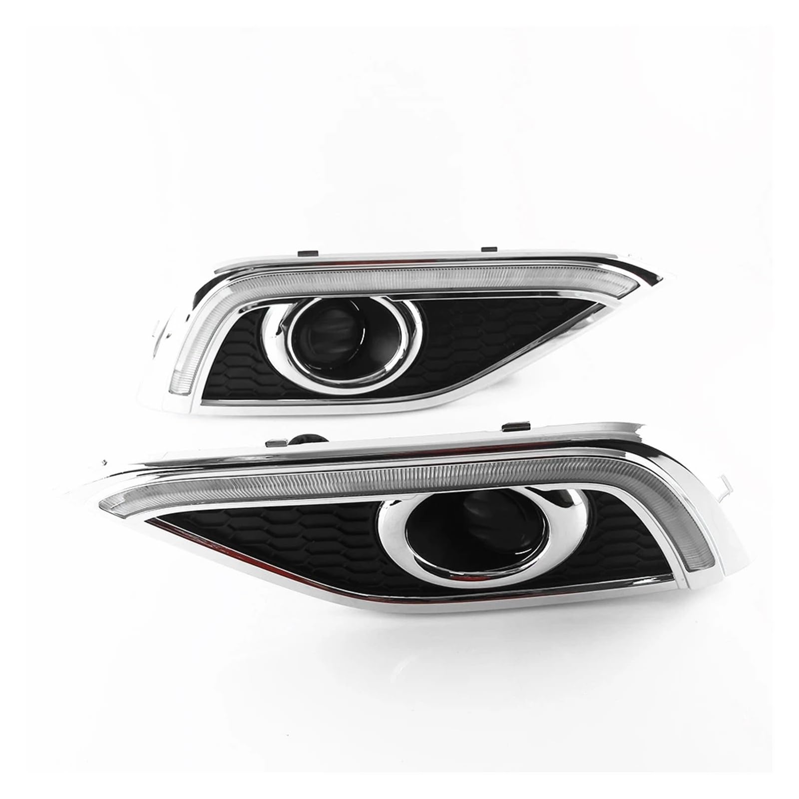 XCZPRKMXY LED DRL Daytime Running Light Front Bumper Driving Fog Lamps Assembly Accessories Compatible with CRV Compatible with CRV 2012 2013 2014