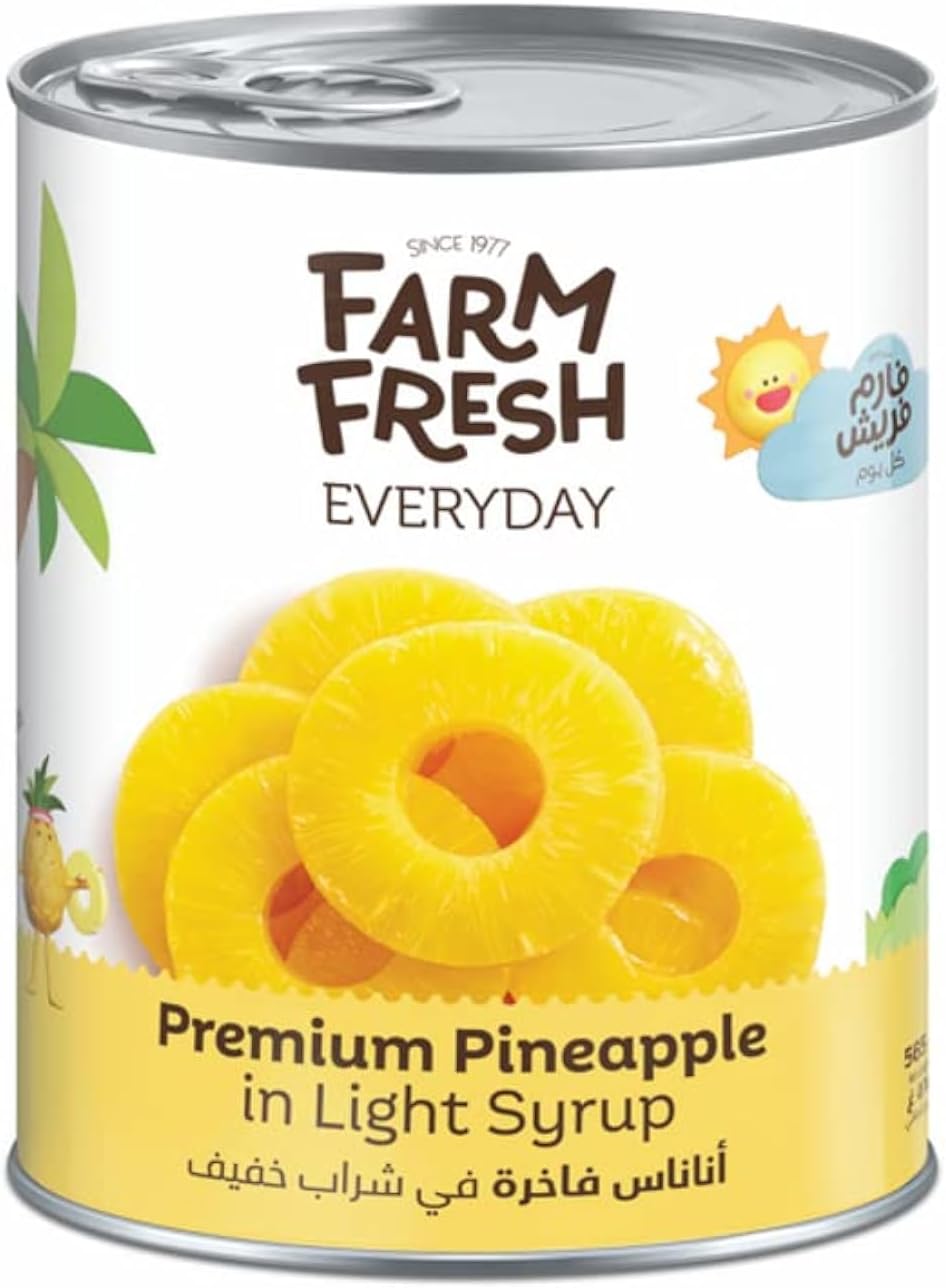 Farm Fresh Everyday Pineapple Slices in Light Syrup 565 g