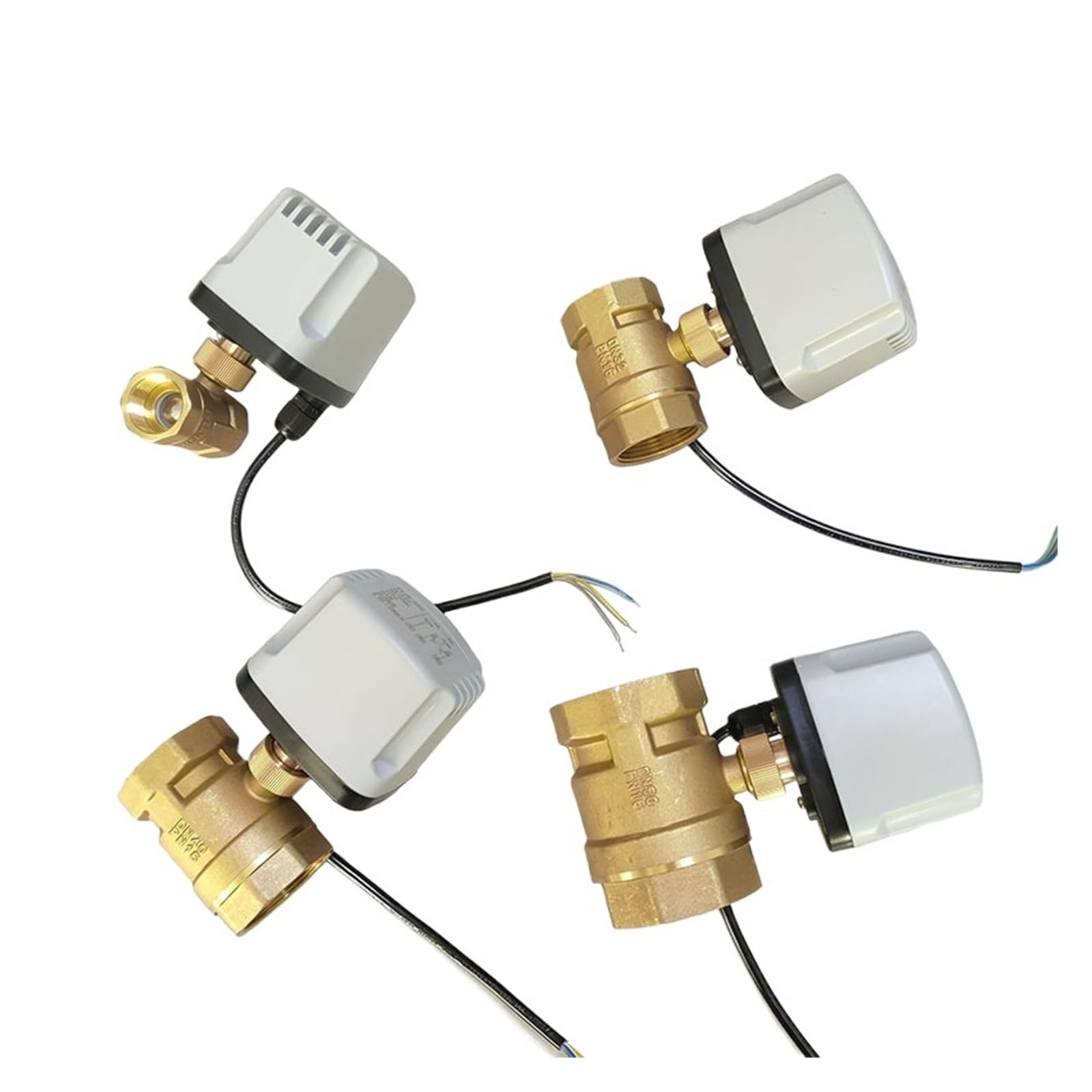 Válvula de bola Válvula de bola motorizada a prueba de agua Latón IP65 Tres cables Dos controles Tres cables Un control Puede reemplazar la válvula solenoide Piezas de válvulas de apertura y cierre de