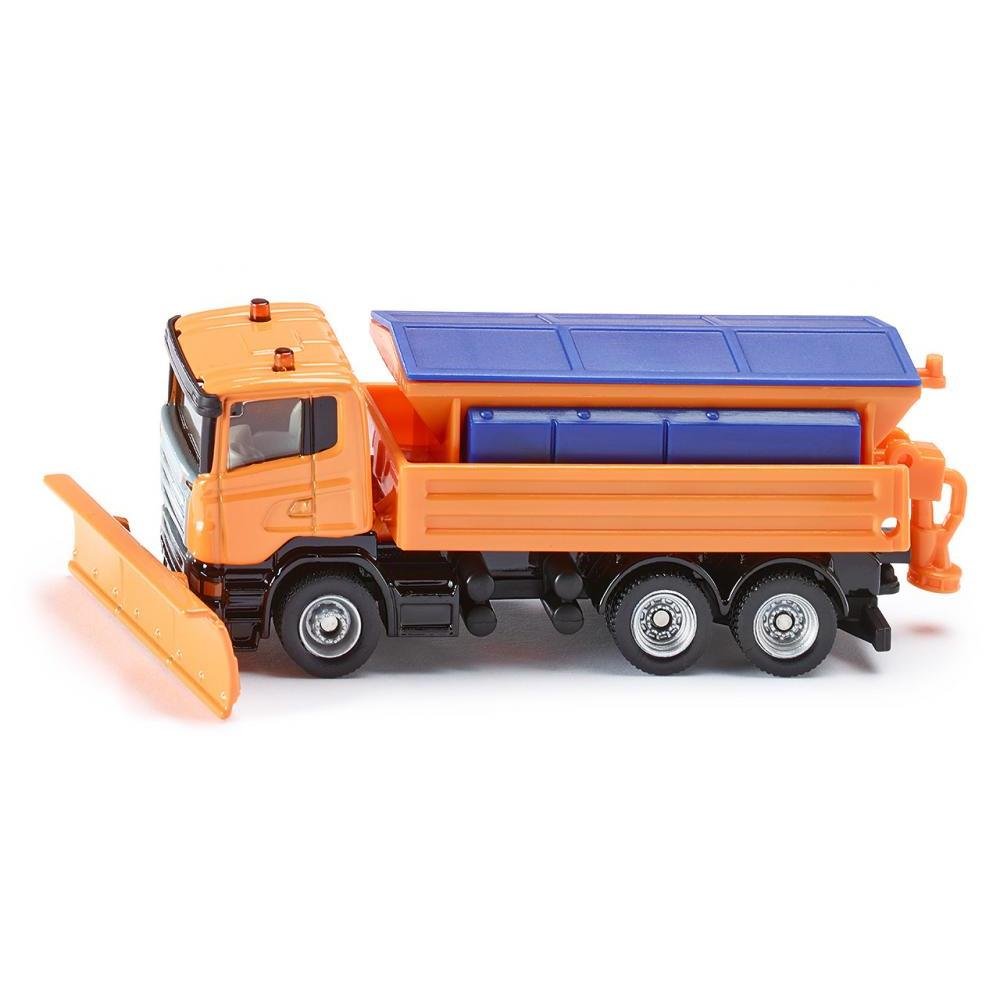 siku 1898 Quitanieves, Pala de nieve móvil, 1:87, Metal/Plástico, Naranja/Azul