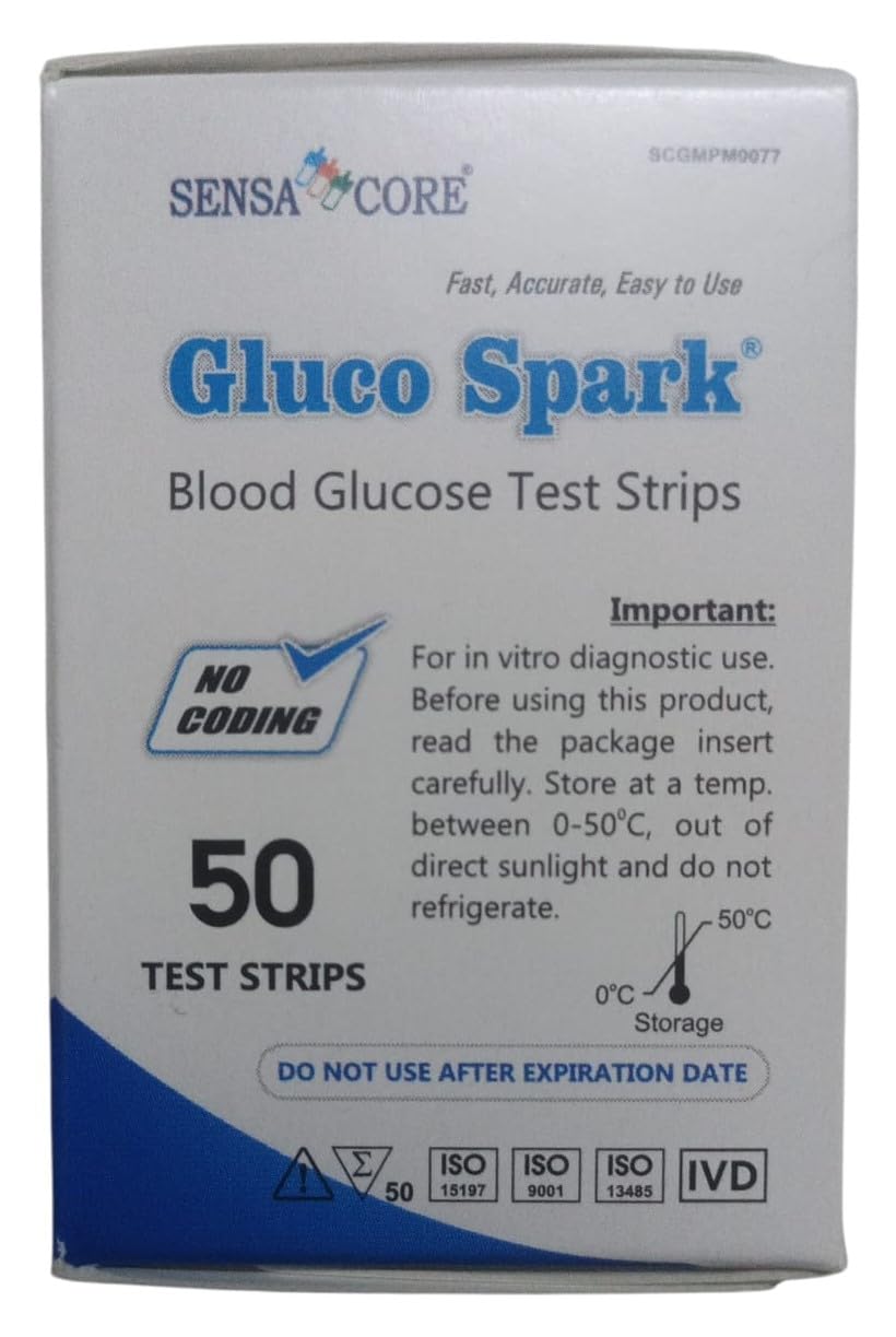 Compatible with Glucospark 50 Test Strips