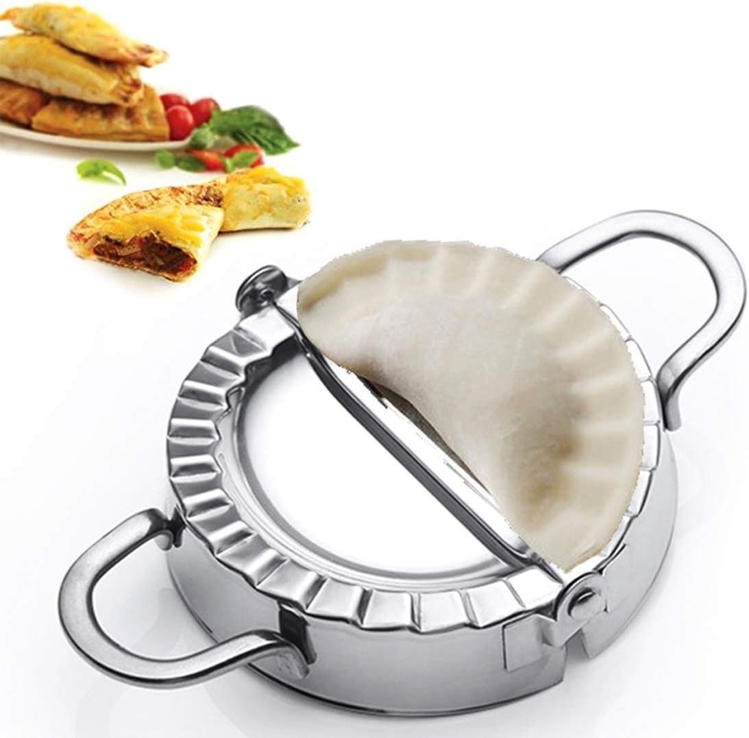 Best Utensils Stainless Steel Ravioli Mould Pierogi Dumpling Maker Wrapper Pastry Dough Cutter Kitchen Accessories (M-10CM)