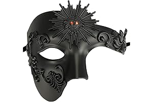 Thmyo Half Face Men's Phantom Of The Opera Vintage Design Venetian Carnival Masquerade Mask