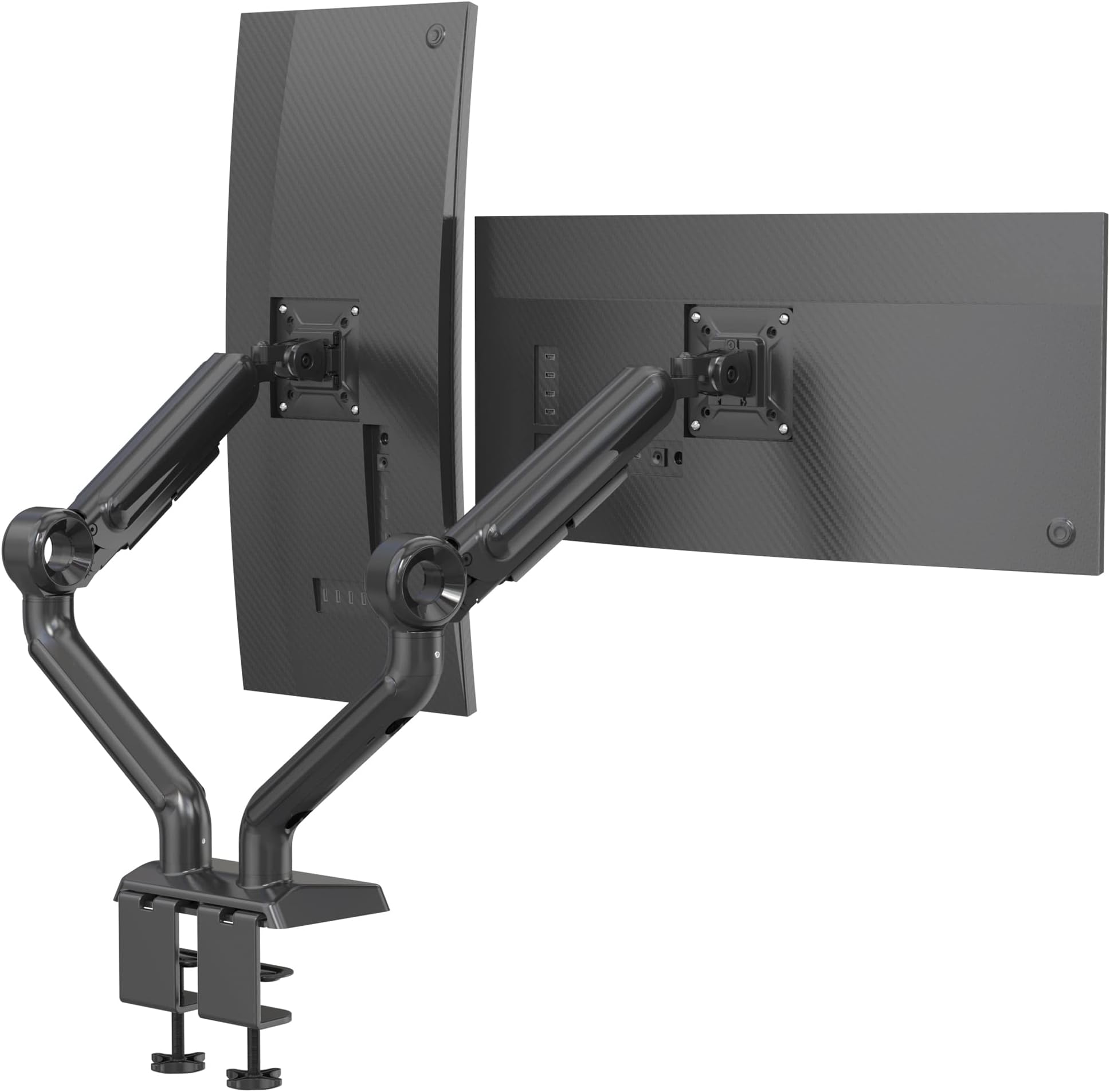 SHOPPINGALL Heavy Duty Dual Monitor Mount for 13 to 35 inch VESA Compatible Screens, Each