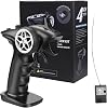 RC Controller and Receiver Kit, Fast Response Transmitter and Receiver | Sensitivity 2.4ghz Hand Control RC Car Boat Tank Remote Controller Sukuma