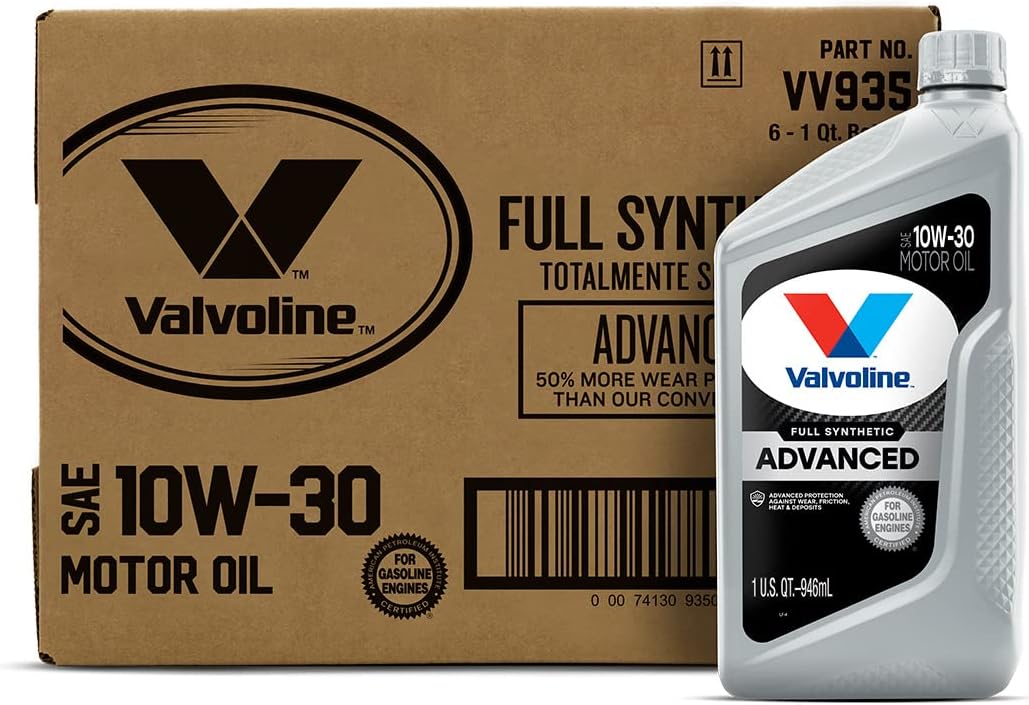 Valvoline 10W-30 SynPower Full Synthetic Motor Oil - 1qt (Case of 6) (VV935-6PK)