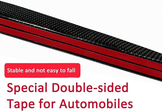 Compatible with Seat IBL 2011, Sedan Trunk Spoiler 3-section Combined Tail Wing Air Deflector Rear Roof Splitter,A Glossy black