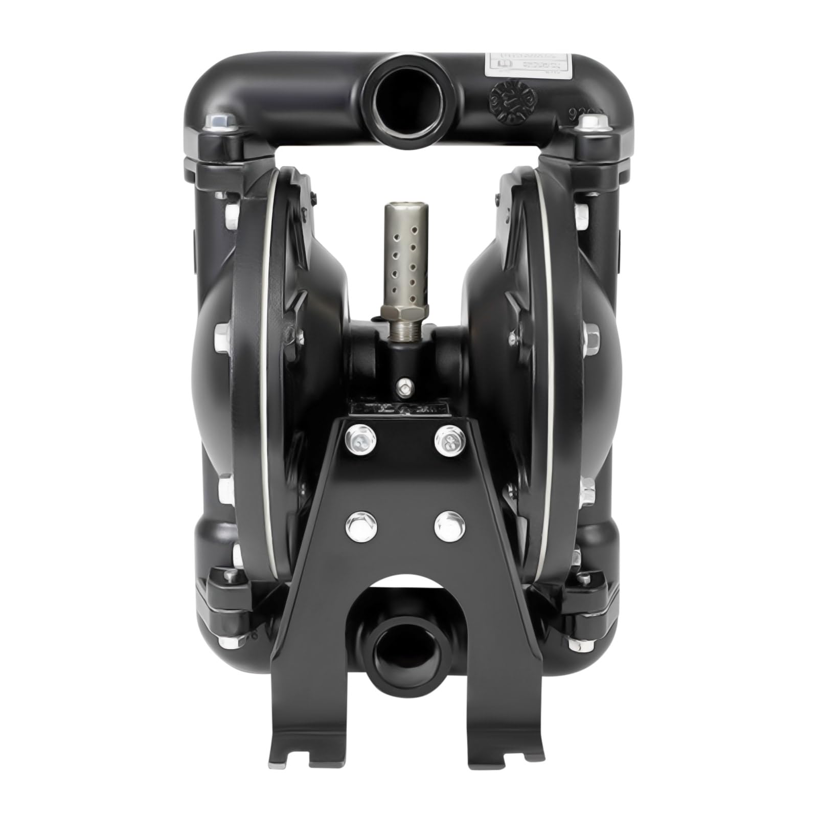 Air-Operated Double Diaphragm Pump 1 inch Inlet Outlet Aluminum Air Diaphragm Pump 35 GPM Max 120PSI for Industrial Use