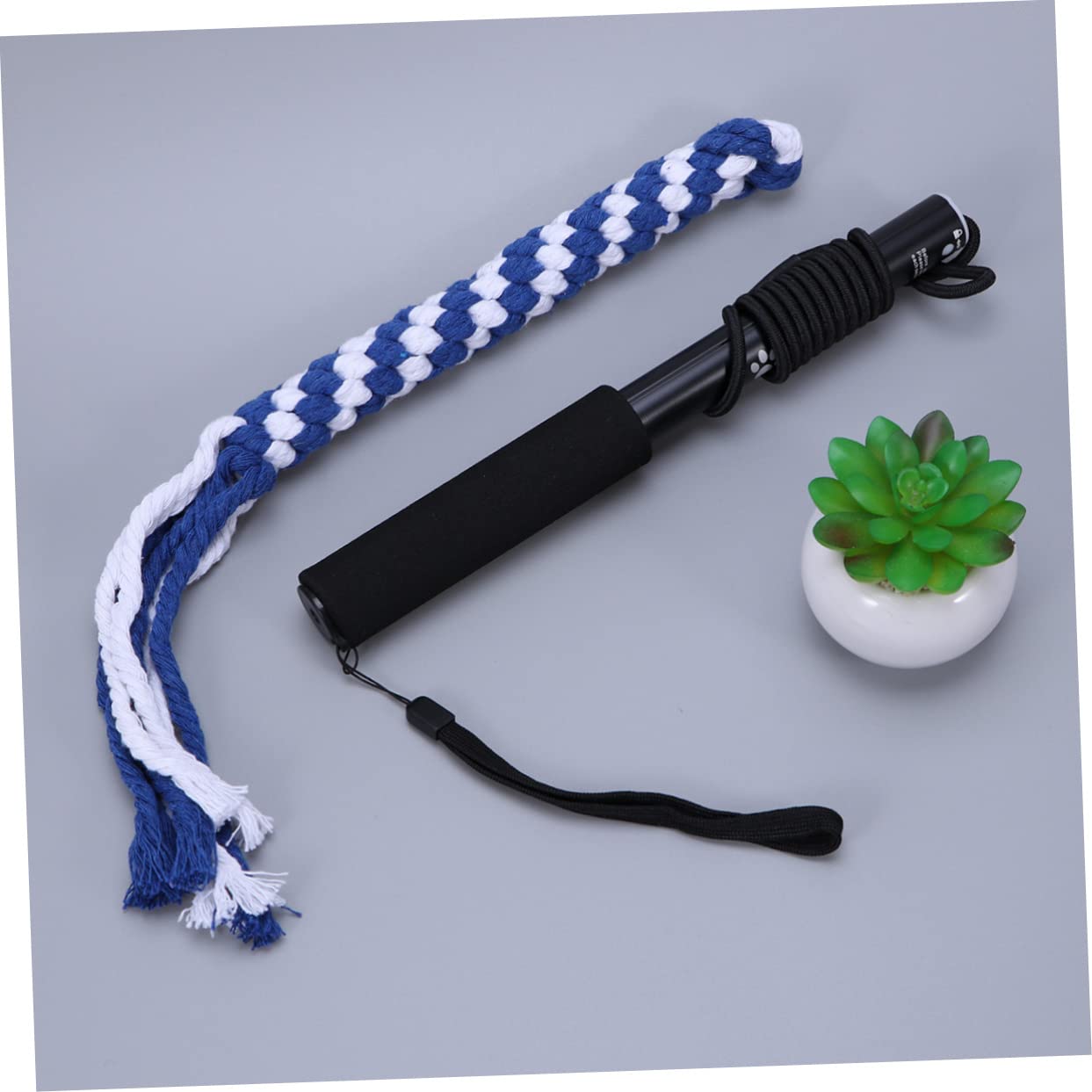 Garneck Dog Enrichment Toys Interactive Dog Toys Extendable Flirt Pole Chasing Pet Exercise