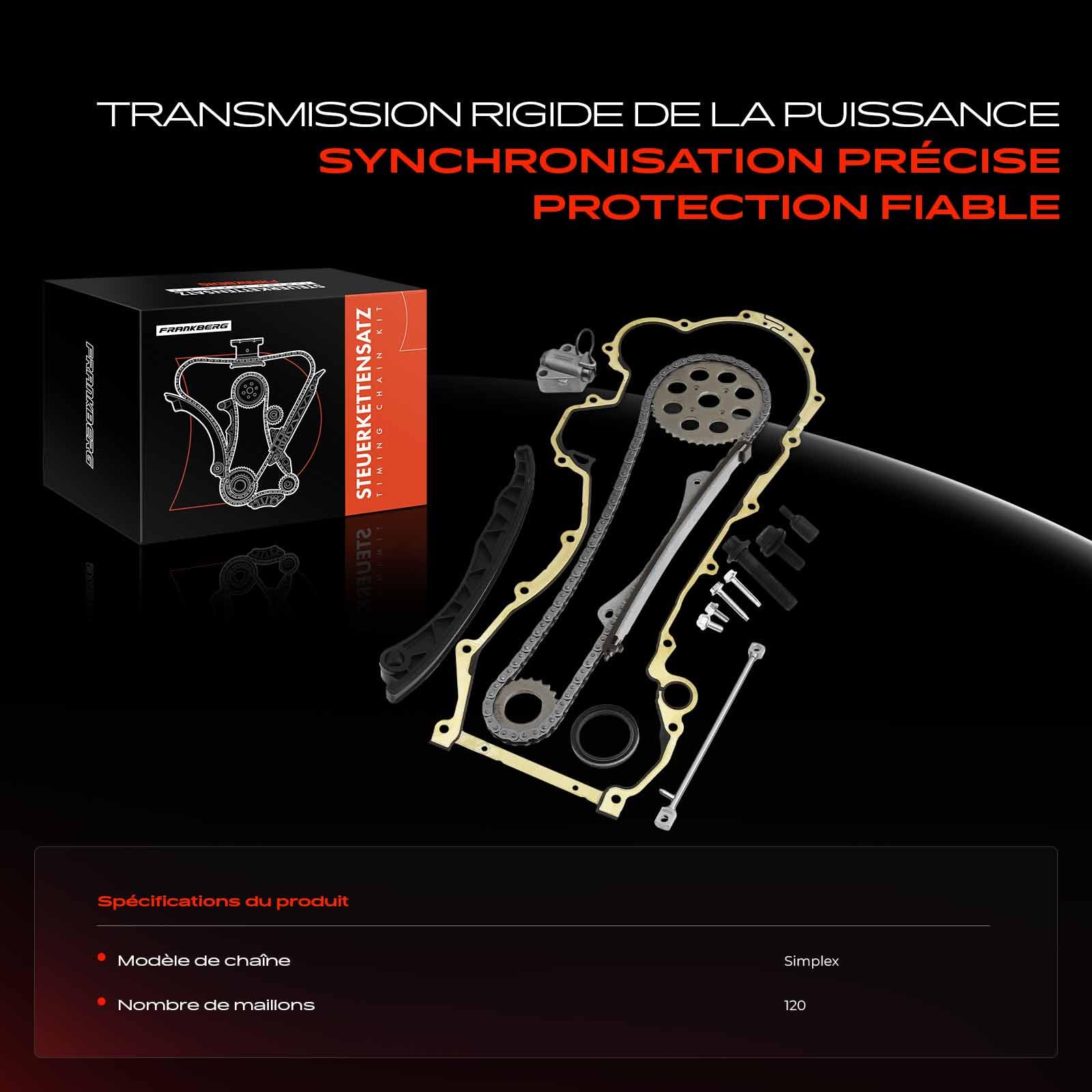Frankberg kit de chaîne de distribution