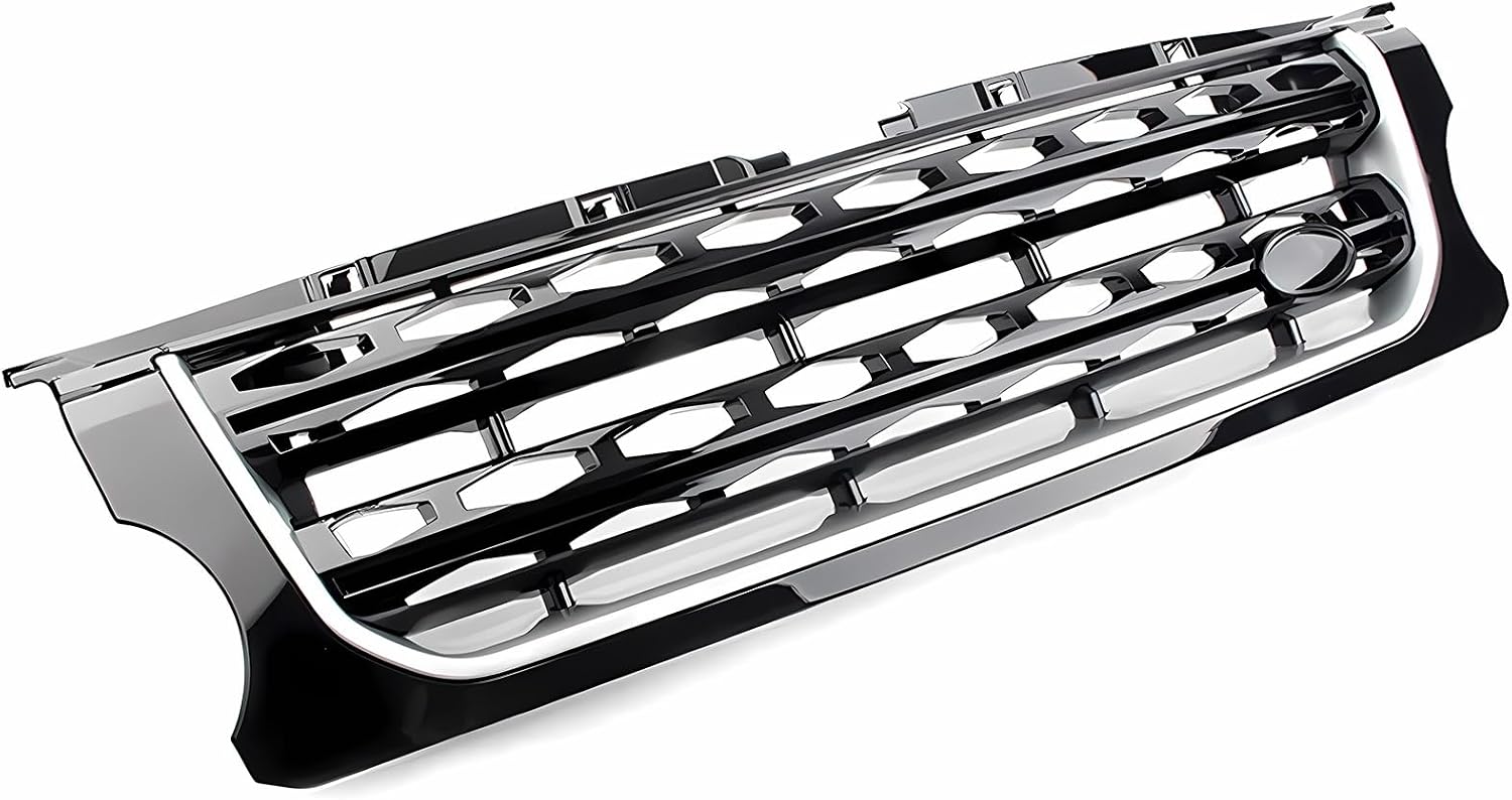Car Grille Compatible with Discovery 4 LR4 2014-2016, Replacement Front Grille(Gloss black)