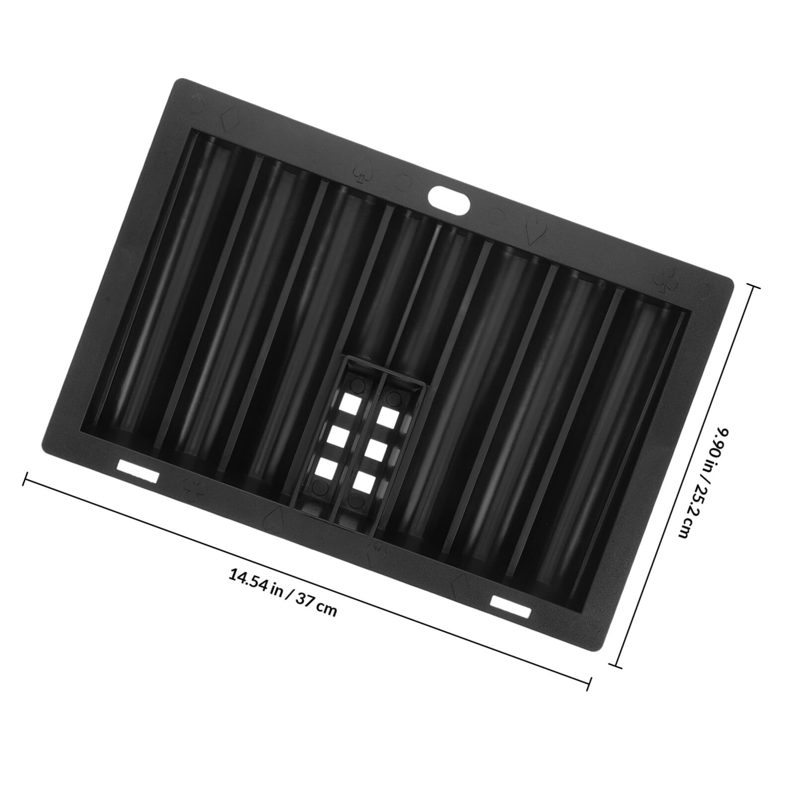 Toddmomy Pokerchip Halter aus Acryl für 350 Chips mit Einzigartigem Design und Multifunktionaler Nutzung für Poker und Brettspiele als Praktisches Gaming Tisch Zubehör