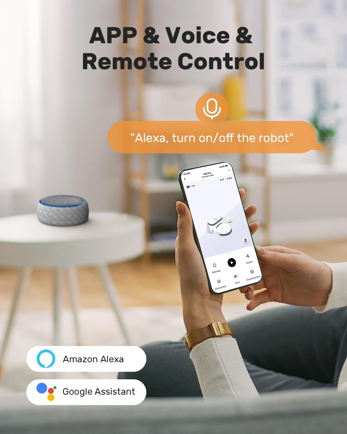 Verefa Robot Aspirapolvere con Stazione Autosvuotamento 3200Pa, Capacità per 45 Giorni, Funziona con WiFi, Alexa, Aspirapolvere Robot Ideale per Peli di Animali, Pavimenti Duri, Tappeti, Bianco Verefa Robot Aspirapolvere con Stazione Autosvuotamento 3200Pa, Capacità per 45 Giorni, Funziona con WiFi, Alexa, Aspirapolvere Robot Ideale per Peli di Animali, Pavimenti Duri, Tappeti, Bianco