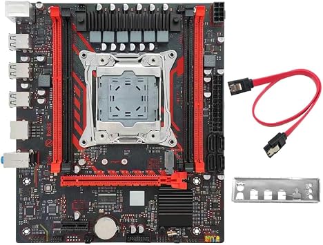 X99 P3 Motherboard LGA2011 Q57 Chipset X99 DDR3 Computer Gaming Motherboard Gigabit Ethernet with M.2 NVME/NGFF Slots