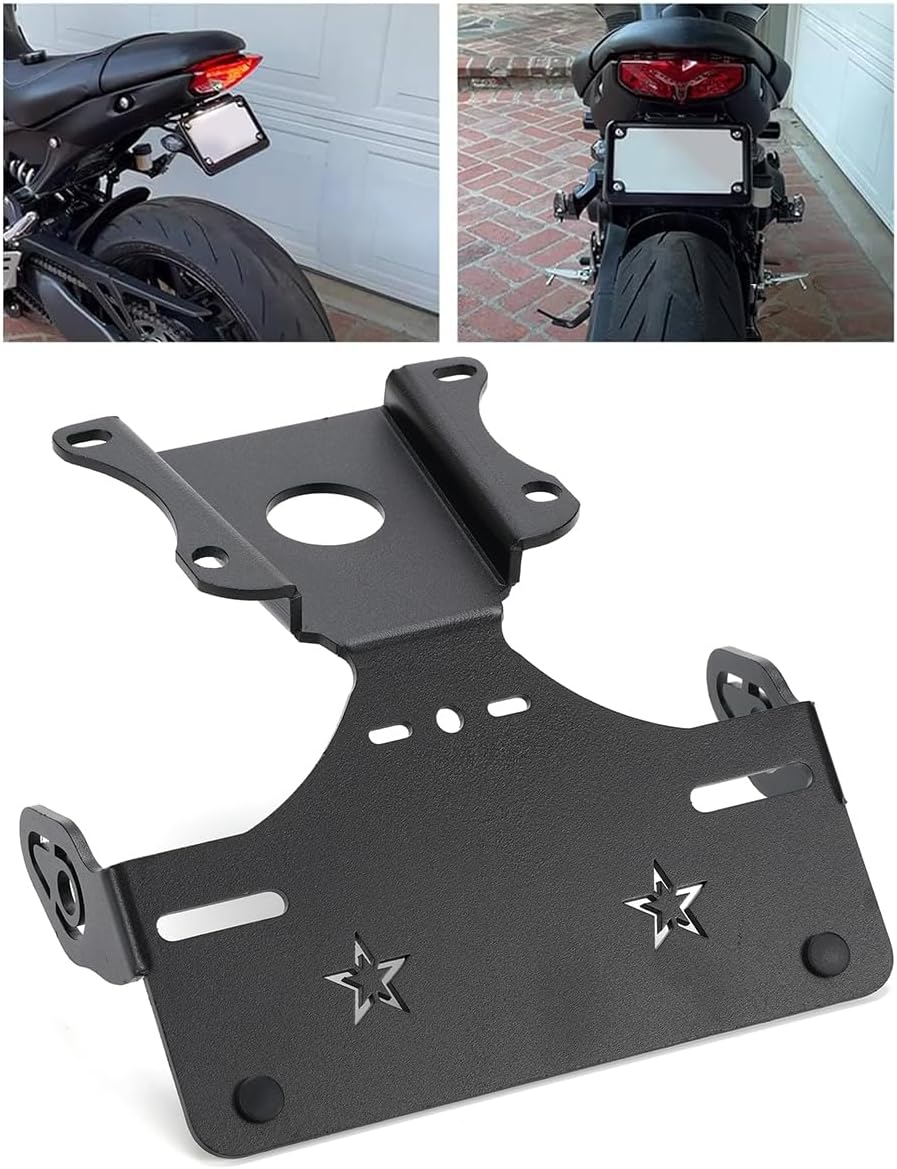 Tail Tidy Fender Eliminator Kit Compatible with FZ09 MT09 FZ-09 MT-09 SP 2021-2023 Motorcycle License Plate Frame Holder MT 09 Rear Bracket Accessories