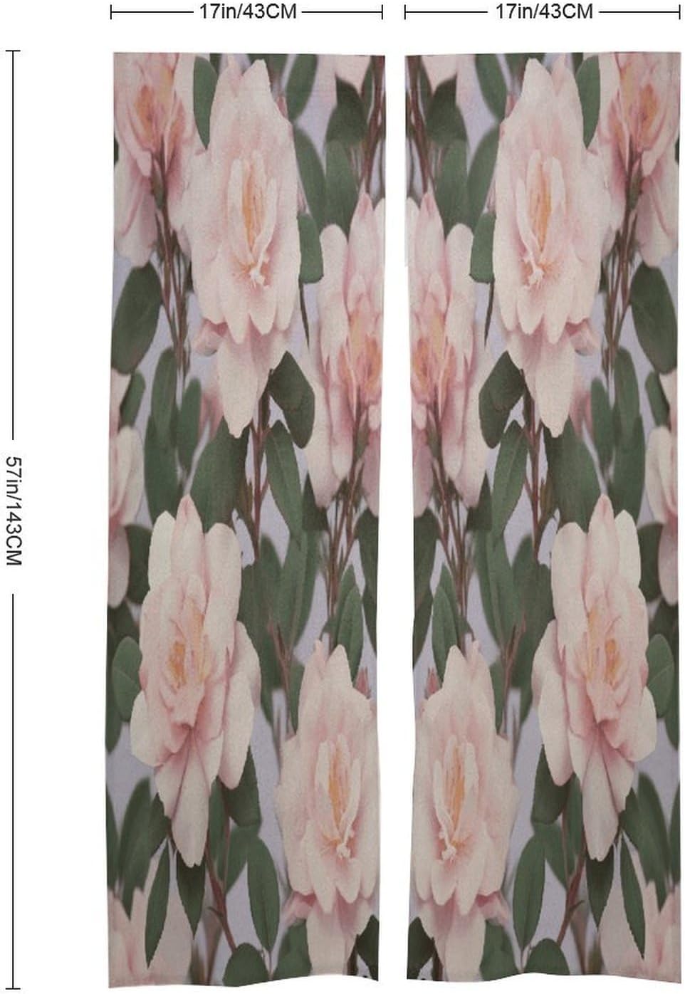 Dusky Rose Door Curtain Printed Doorway Noren Japanese Style Doorway Room Divider Curtains for Privacy Partition Divider Kitchen Home Decorations Wall Hanging