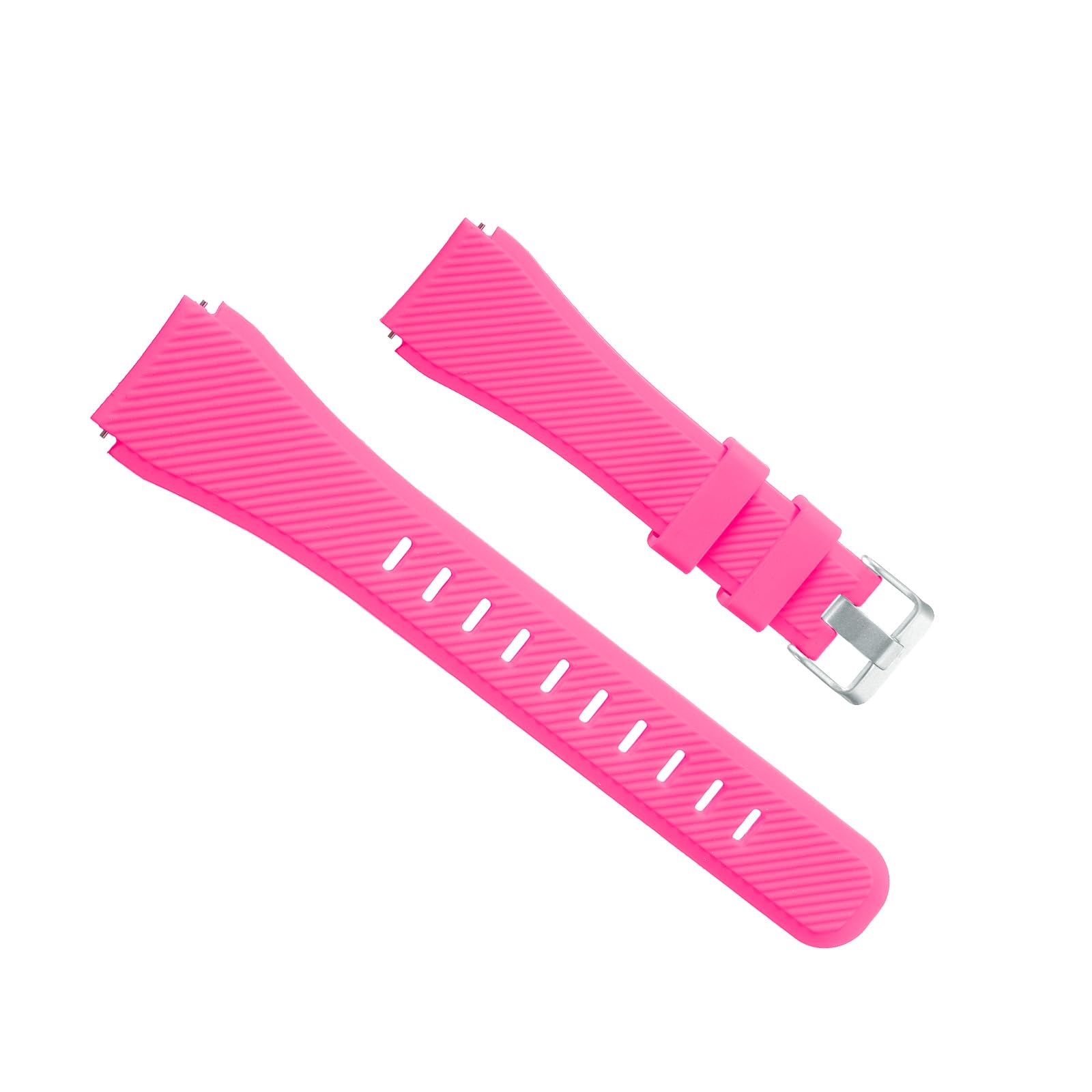 uxcell Rubber Watch Band Unique Design Replacement Silicone Watch Strap
