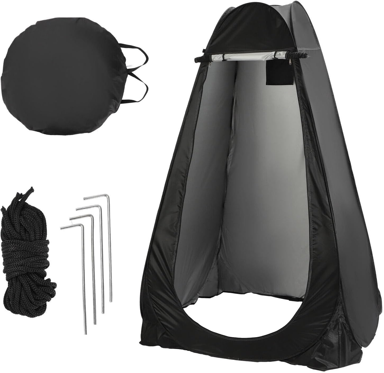Minifactory Pop Up Toilet Tent Portable Shower Tent Changing Room for Camping, Waterproof Privacy Shelter with UV Protection, Outdoor WC Tent for Beach Festival Hiking Includes Carry Bag