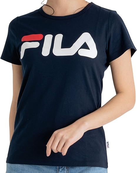 Amazon Fila フィラ Tシャツ レディース 半袖 ネイビー M Tシャツ カットソー 通販