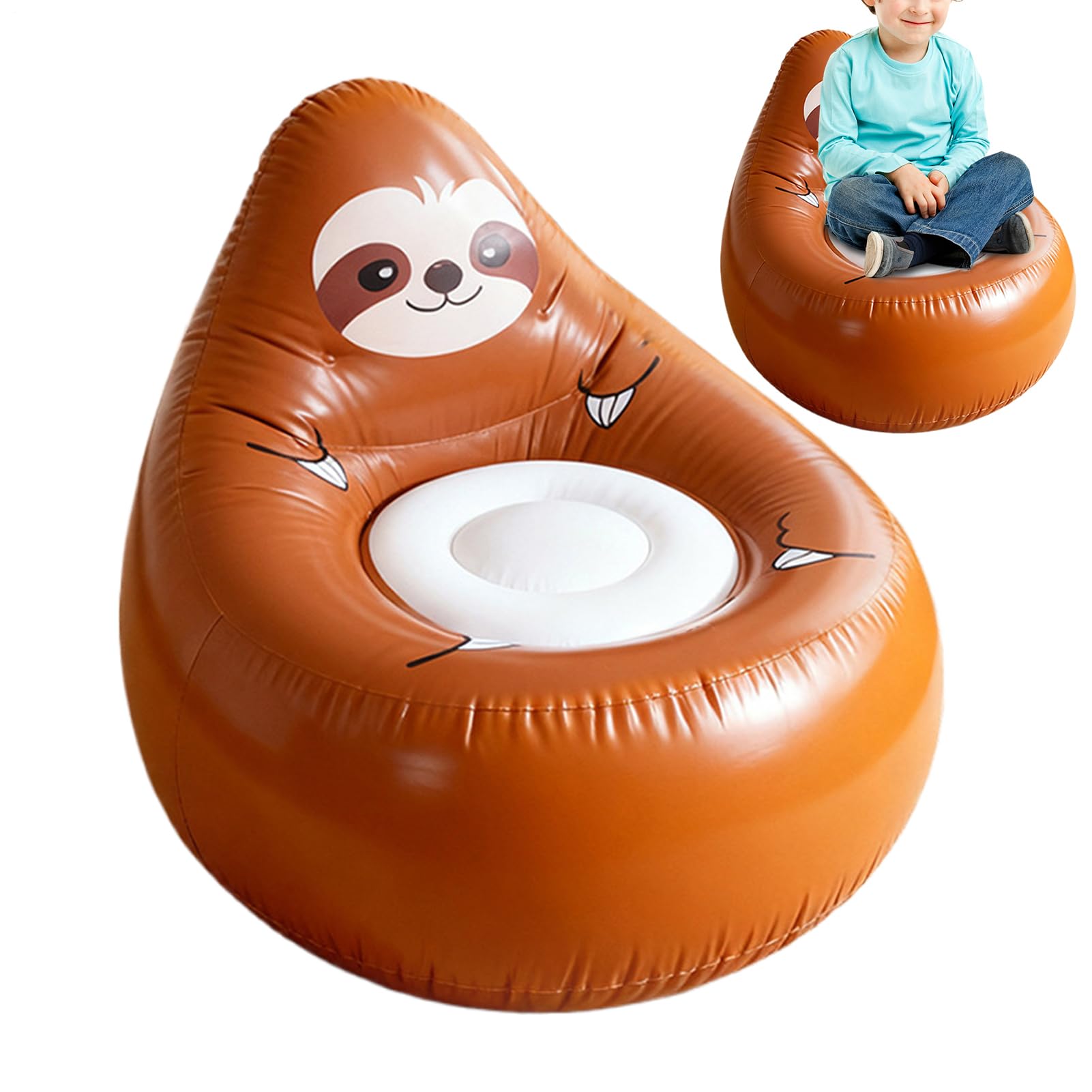 Canapé gonflable résistant et siège pliable pour soulager le dos en camping