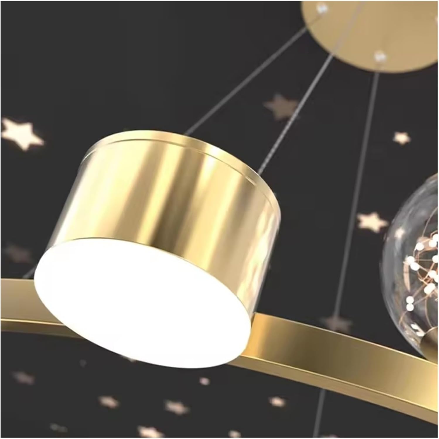 Modern Creative Art Iron Glass LED Decor Home Chandelier Bedroom Living Room Dining Hall Study Lighting Fixtures,for Decoration