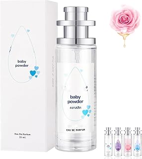 Elyven Baby Powder Perfume, Perfumes Powder, Fresh and Light Fragrance, For Women, 35ml