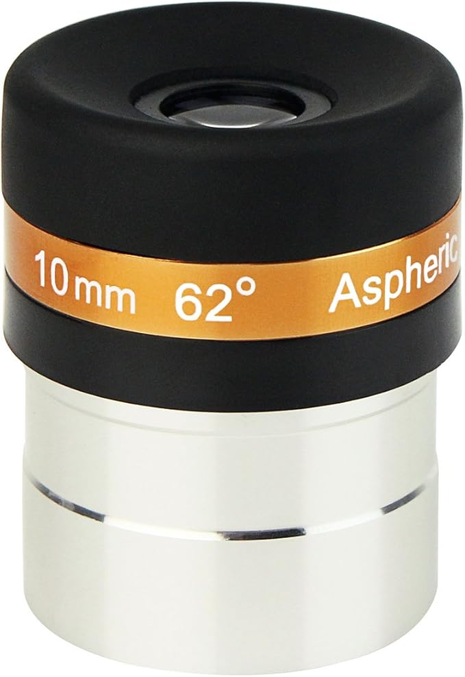 Svbony Telescope Eyepiece 1.25 Inches, 10mm Eyepiece 62 Degree Wide Angle Aspheric