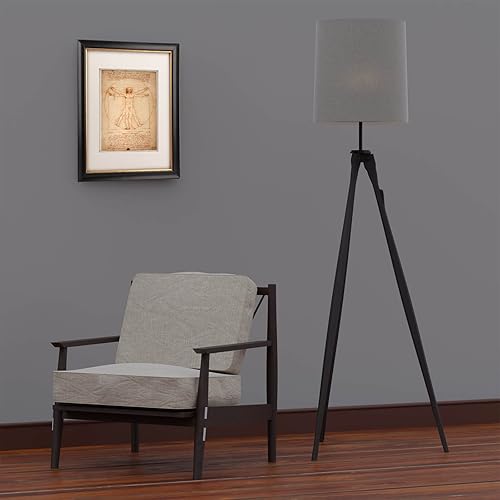 Miniatura 6 de Marco de fotos retro vintage de 2 tonos de madera negro dorado de 11 x 14 pulgadas, tapete blanco roto de grado museo de 8 x 10, protección de