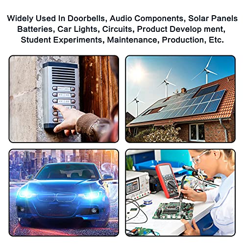 14 Value 350 Pcs Diode Kit, Rectifier/Fast Recovery/Switching/Schottky Assortment Diodes Kit, 1N4001 1N4004 1N4007 1N4148 1N5404 1N5406 1N5408 Rl207 Fr107 Fr207 Uf4007 1N5817 1N5819 1N5822 #TOP4