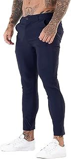 Sponsored Ad - GINGTTO Mens Casual Pants with Pockets Chinos Pants Men Slim Fit