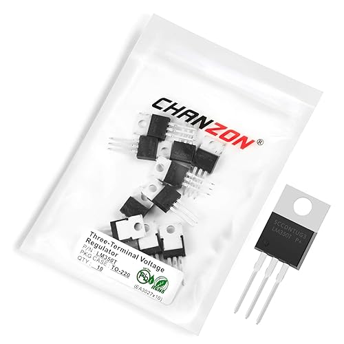 Miniatura 25 de Chanzon TL431 TO-92 Regulador de voltaje ajustable positivo IC, regulador positivo de tres terminales para administración de energía