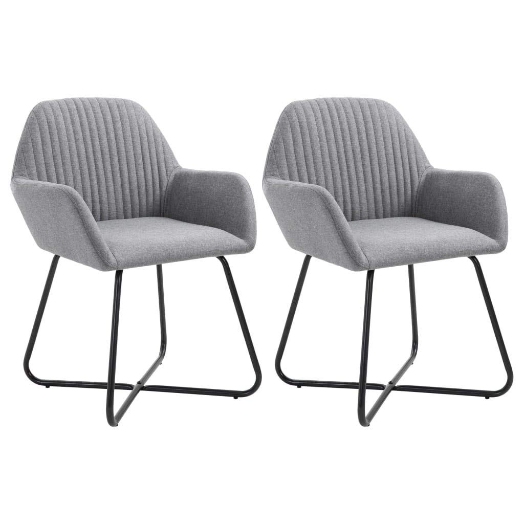 Chaise de salle à manger en tissu confortable Tidyard pour repas chaleureux en famille