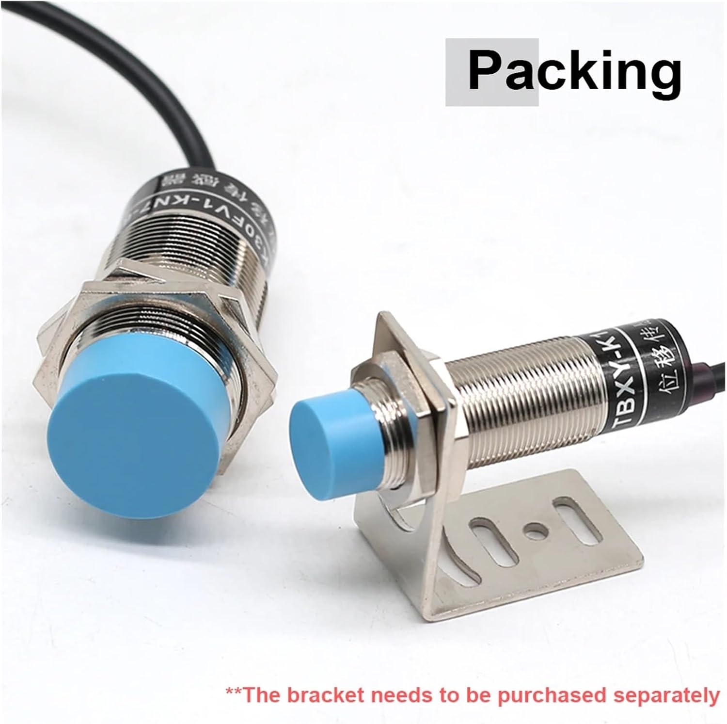 M18 Analog Proximity Switch M12 M30 Linear Displacement Sensor Output 0-10V 4-20mA Distance 8mm inductive Sensor(M18 Voltage Current)