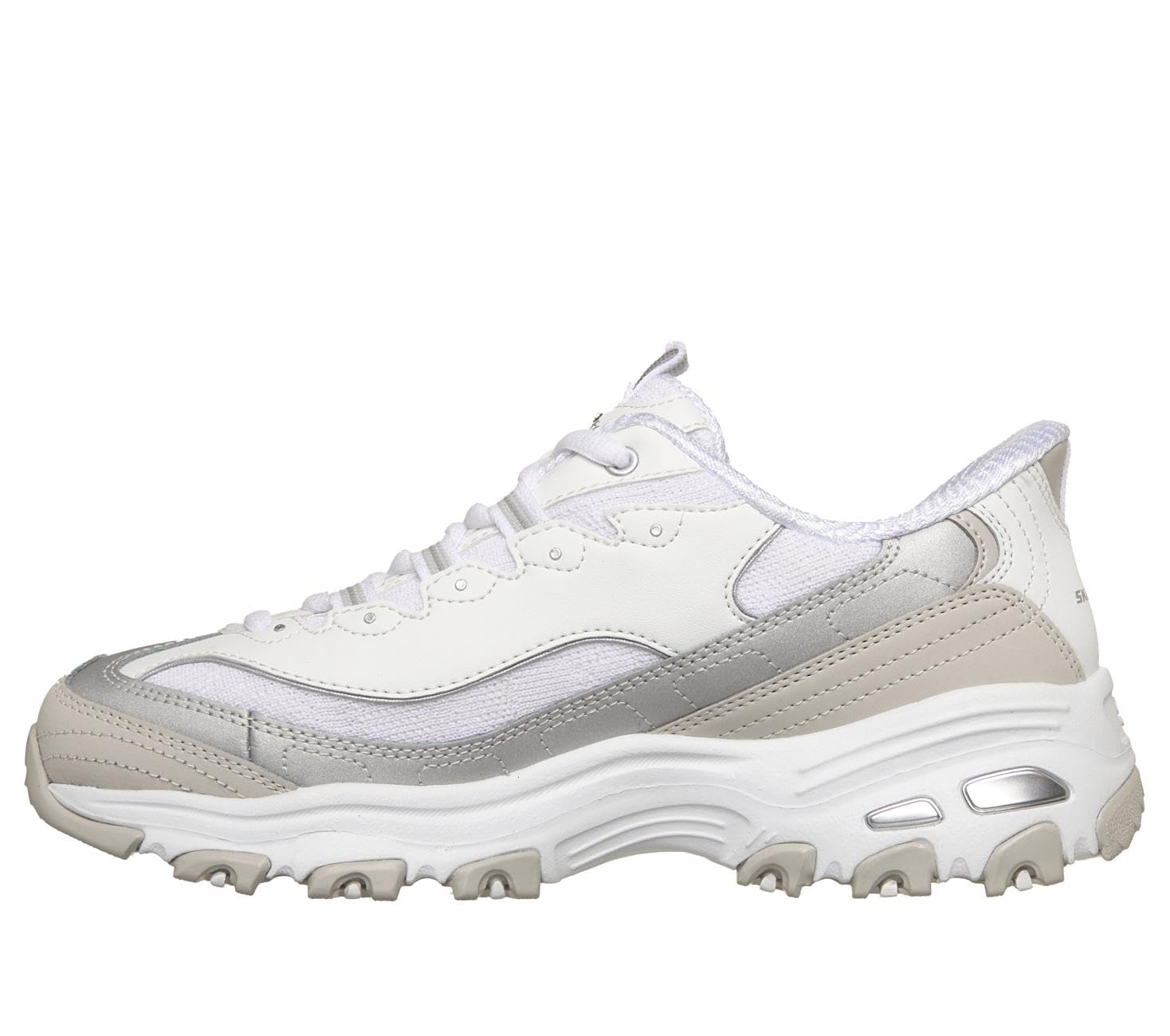 Skechers D'Lites Smooth Nostalgia BasketFemme