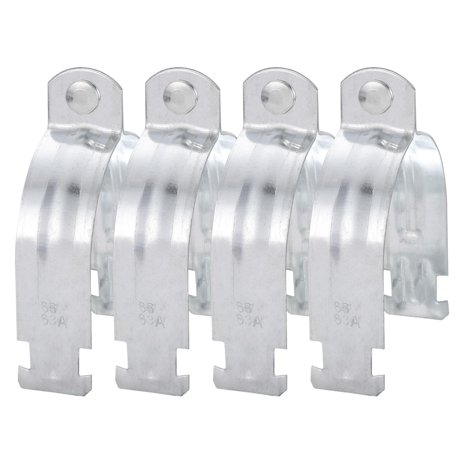Uxcell 3" EMT Strut Clamps - 4Pcs Universal Steel Clamps with Bolt and Nut for Rigid Conduit and EMT-image-37